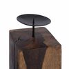 vidaXL Candle Holder 3 pcs Natural Solid Reclaim wood