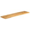 vidaXL Table Top 180x40x2.5 cm Live Edge Solid Wood Mango