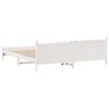 vidaXL Bed Frame without Mattress White 180x200 cm Super King Solid Wood Pine