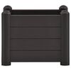 vidaXL Garden Raised Bed PP Anthracite 43x43x35 cm