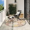vidaXL Rug ARBIZU Indoor and Outdoor Vintage Design &Oslash; 200 cm