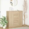 vidaXL Sideboard with Drawers Sonoma Oak 100.5x35x98.5 cm Engineered Wood