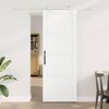 vidaXL Sliding Door White 78 x 211 cm Solid Pine Wood