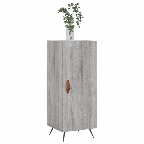 vidaXL Sideboard Grey Sonoma 34.5x34x90 cm Engineered Wood