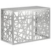 vidaXL Air Conditioner Cover Silver 100 x 50 x 70 cm Galvanised Steel