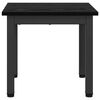 vidaXL Coffee Table Black Oak 40 x 40 x 36 cm Engineered Wood