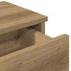 vidaXL Wall Shelf with Drawers Artisian Oak 60x28x15 cm Engineered Wood