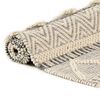 vidaXL Rug Handwoven Wool 140x200 cm White/Grey/Black/Brown