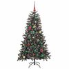 vidaXL Artificial Christmas Tree with 150 LEDs with Stand Green 150 cm