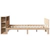 vidaXL Bookcase Bed without Mattress 140x190cm Solid Wood Pine
