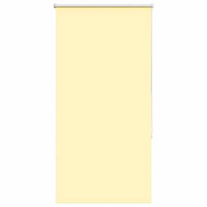 vidaXL Roller Blind Blackout Yellow 80x130 cm Fabric Width 75.7 cm