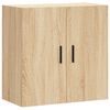 vidaXL Wall Cabinet Sonoma Oak 60x31x60 cm Engineered Wood