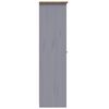 vidaXL 3-Door Wardrobe Grey 118x50x171.5 cm Pine Panama Range