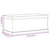 vidaXL Display Box Transparent 34x16x14 cm Acrylic