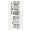 vidaXL Highboard White 69.5x34x180 cm Engineered Wood
