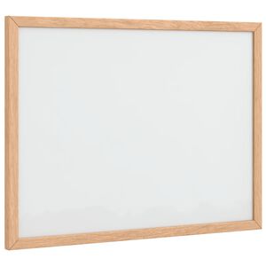 vidaXL Magnetic Whiteboard with Solid Pine Wood Frame 40x30 cm