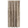 vidaXL Velvet Curtains 2 pcs Champagne 175 x 140 cm Velvet