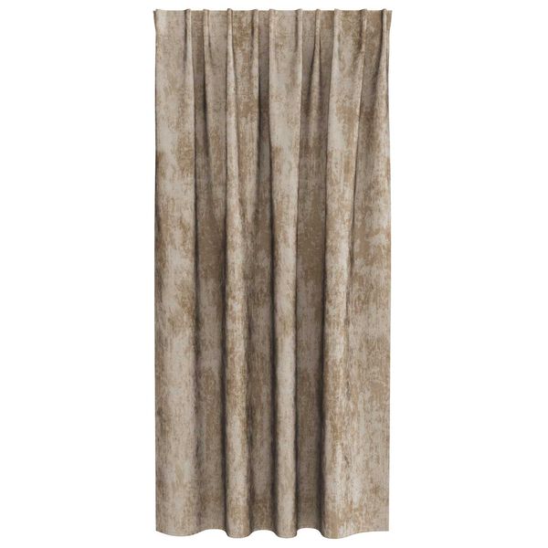vidaXL Velvet Curtains 2 pcs Champagne 175 x 140 cm Velvet
