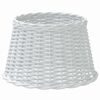 vidaXL Lamp Shade White &Oslash;45x28 cm Wicker