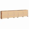 vidaXL LED Sideboard Old Wood 283 x 37 x 67 cm Engineered Wood