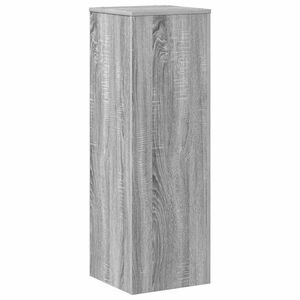 vidaXL Plant Stand Grey Sonoma 33x33x100 cm Engineered Wood