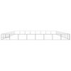 vidaXL Dog Kennel Silver 80 m² Steel