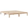 vidaXL Family Bed Frame No Mattress 240x200 cm Solid Wood Pine