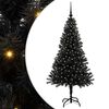 vidaXL Christmas Tree Black 150 cm PVC