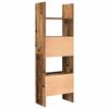 vidaXL Book Cabinet Old Wood 60 x 35 x 180 cm Engineered Wood