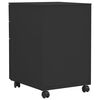 vidaXL Mobile File Cabinet Anthracite 39x45x60 cm Steel