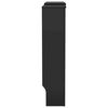 vidaXL Radiator Cover 2 pcs Black 205 x 20.5 x 81.5cm Engineered Wood