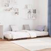 vidaXL Floor Bed Frame Old Wood 100 x 200 cm Engineered Wood