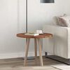 vidaXL Table Top Light Brown &Oslash; 60 x 2.5 cm Solid Oak Wood