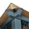vidaXL Gazebo with Curtain 300x300 cm Taupe Aluminium