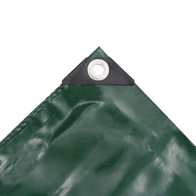 vidaXL Tarpaulin 650 g/m² 4x8 m Green