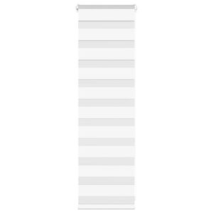 vidaXL Zebra Blind White 40x100 cm Fabric Width 35.9 cm Polyester