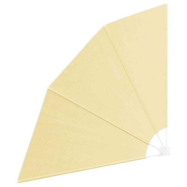 vidaXL Balcony Privacy Screen Sand 140 x 140 cm Polyester