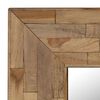 vidaXL Mirror Reclaimed Teak 50x50 cm