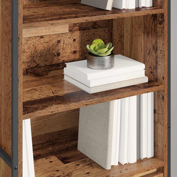 vidaXL Tall Cabinets 2 pcs Old Wood 60 x 36 x 200 cm Engineered Wood