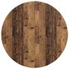 vidaXL Table Top &Oslash; 50 x 1.5 cm Round Engineered Wood Old Wood