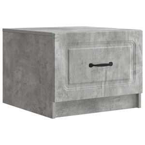 vidaXL Coffee Table Concrete Grey 49 x 50 x 37 cm Engineered Wood