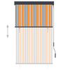 vidaXL Outdoor Roller Blind 100x250 cm Yellow and Blue