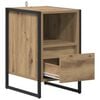 vidaXL Bedside Table with Drawer 2 pcs Artisian Oak 39.5 x 30 x 50 cm