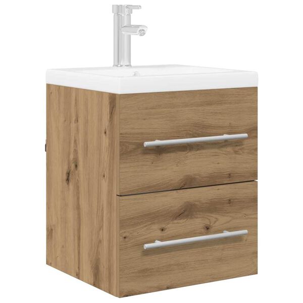 vidaXL Sink cabinet Artisan Oak 38.5 x 41 x 48 cm Engineered Wood