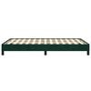 vidaXL Bed Frame without Mattress Dark Green 120x190 cm Small Double Velvet