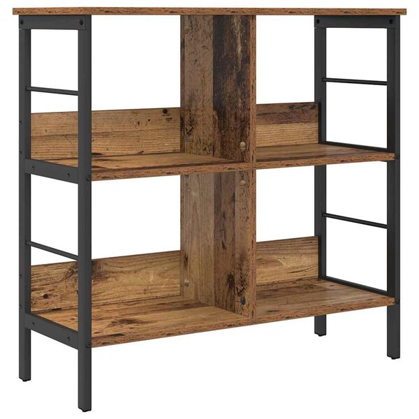 vidaXL Bookshelf Old Wood 82 x 32 x 79 cm Engineered Wood
