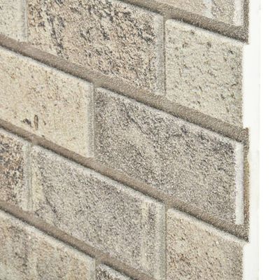 vidaXL 3D Wall Panels with Sand Brick Design 11 pcs EPS