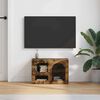 vidaXL TV Cabinet Smoked Oak 60 x 35 x 40 cm Engineered Wood