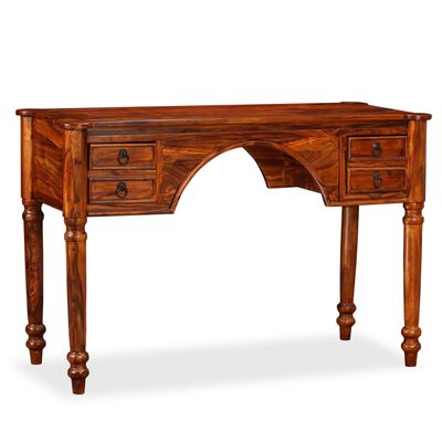 vidaXL Writing Table Solid Sheesham Wood 115x50x76cm