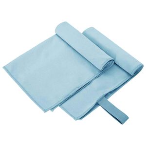 vidaXL Sports Towels 2 pcs Blue 50 x 30 cm Polyester and polyamide